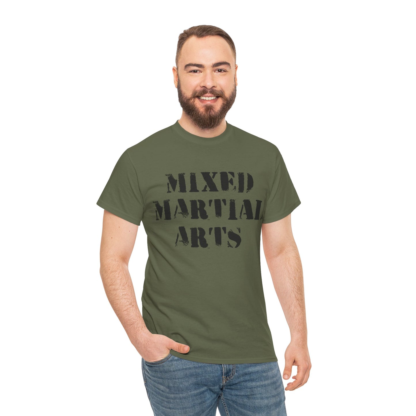 MMA Stencil Tee — 'Mixed Martial Arts' Graphic T-Shirt