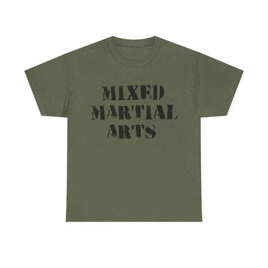 MMA Stencil Tee — 'Mixed Martial Arts' Graphic T-Shirt